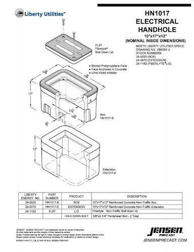 Jensen Precast HN1017